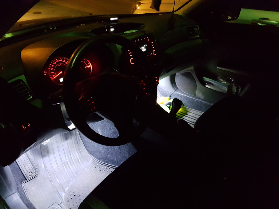 Подсветка салона — Subaru Impreza (GE/GH), 1,5 л, 2008 года | стайлинг ...