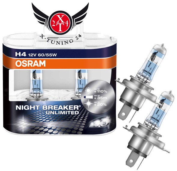 лампа h4 osram night breaker unlimited