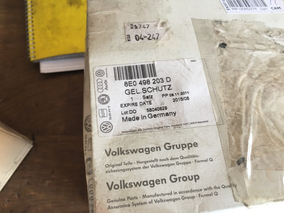 Замена: гидроопоры, наружные шрусы, пыльники. — Audi A4 (B6), 1,8 л ...