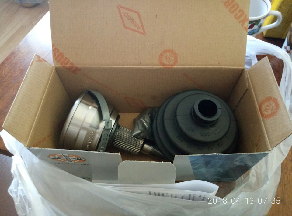 Шрус — Skoda Octavia Mk1, 1,4 л., 2008 года | поломка | DRIVE2