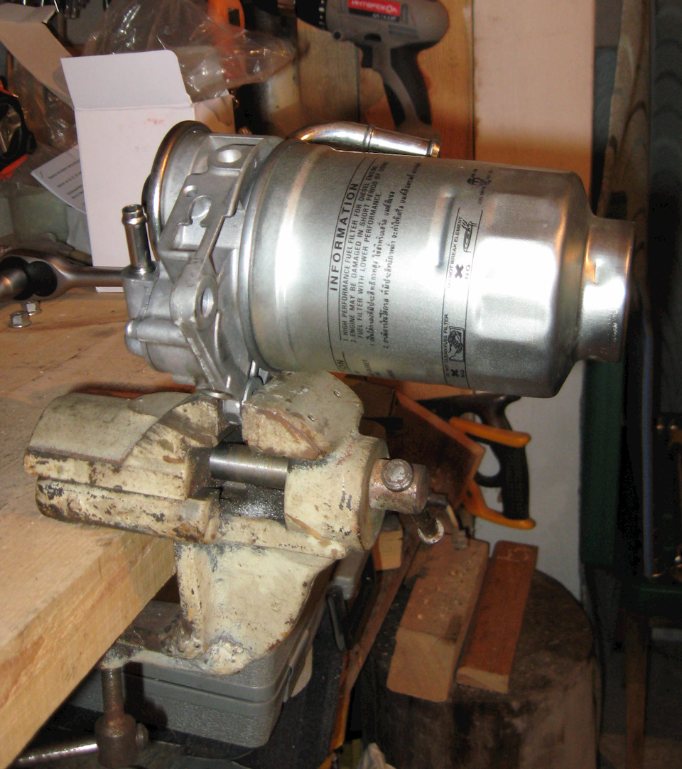 Датчик воды уже откручен… — Mitsubishi Pajero Sport (2G)