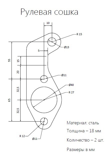 Сошки старовойтова чертежи