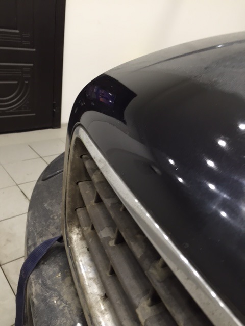 Вмятина на капоте. Вольво. — Автодантист на DRIVE2