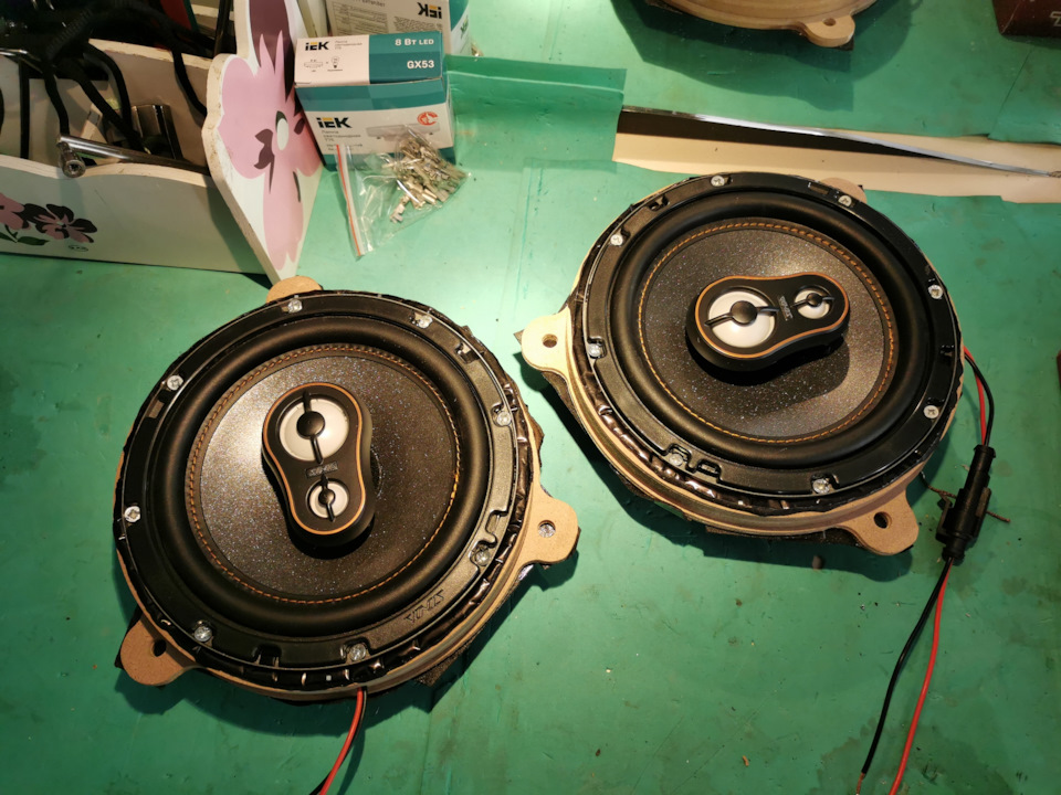 Установка динамиков в место штатных — Nissan Teana (J31), 2,3 л, 2006 ...