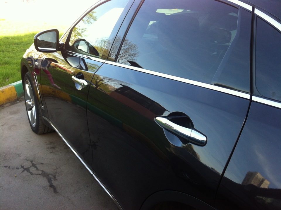 Жидкая полировка вручную, самостоятельно. — Infiniti FX (2G), 3,7 л ...