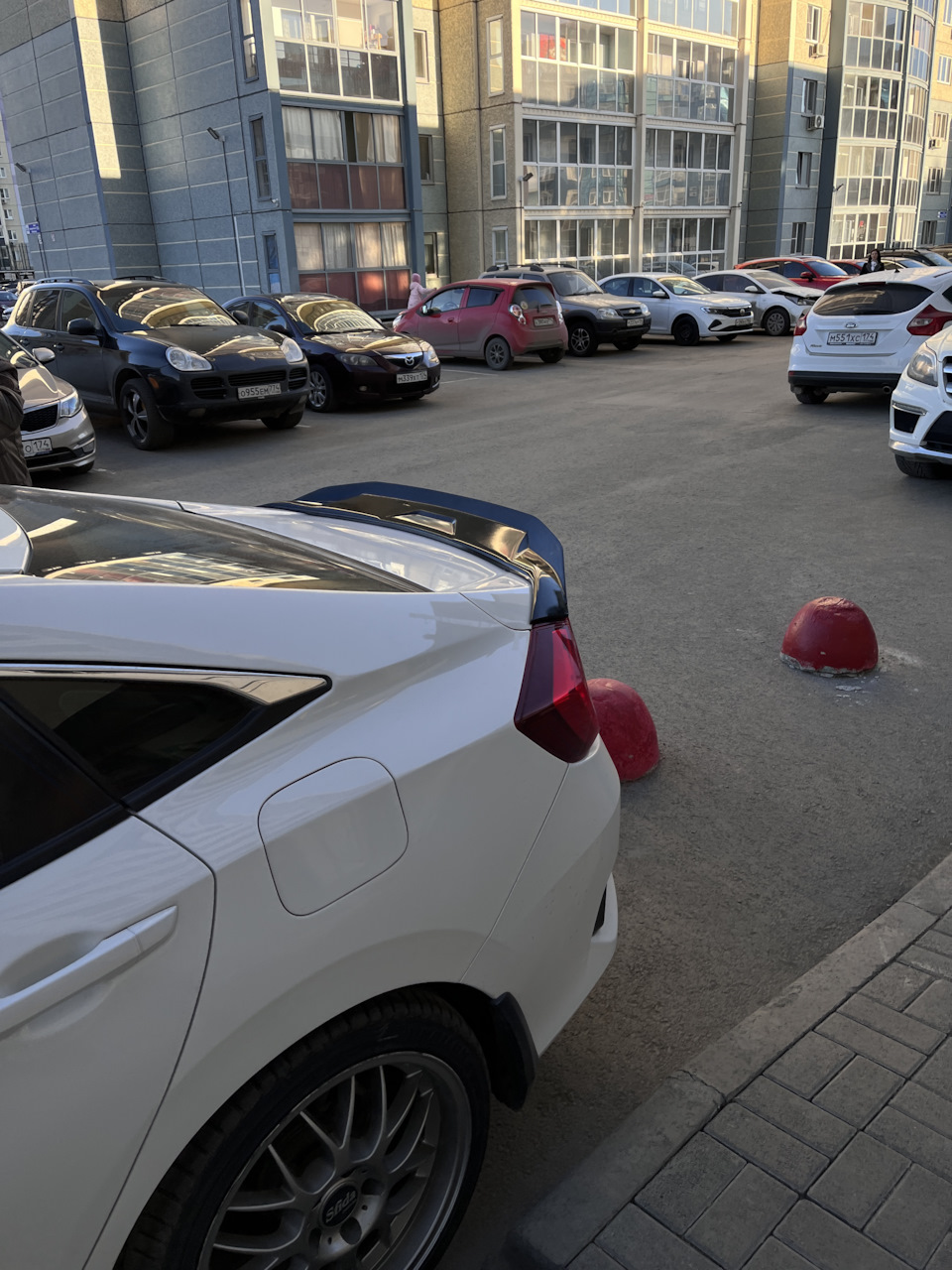 Спойлер дактейл — Honda Civic 4D (10G), 1,5 л, 2017 года | стайлинг ...