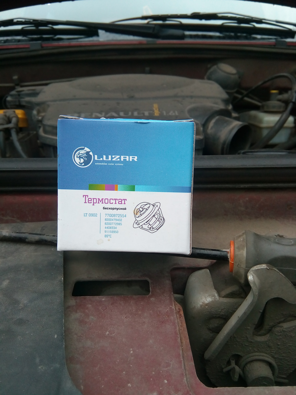 LT0902 Термостат для автомобилей Лада Largus (12-)/Renault Logan (04 ...