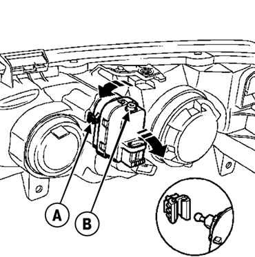 Как снять корректор фар рено меган 2