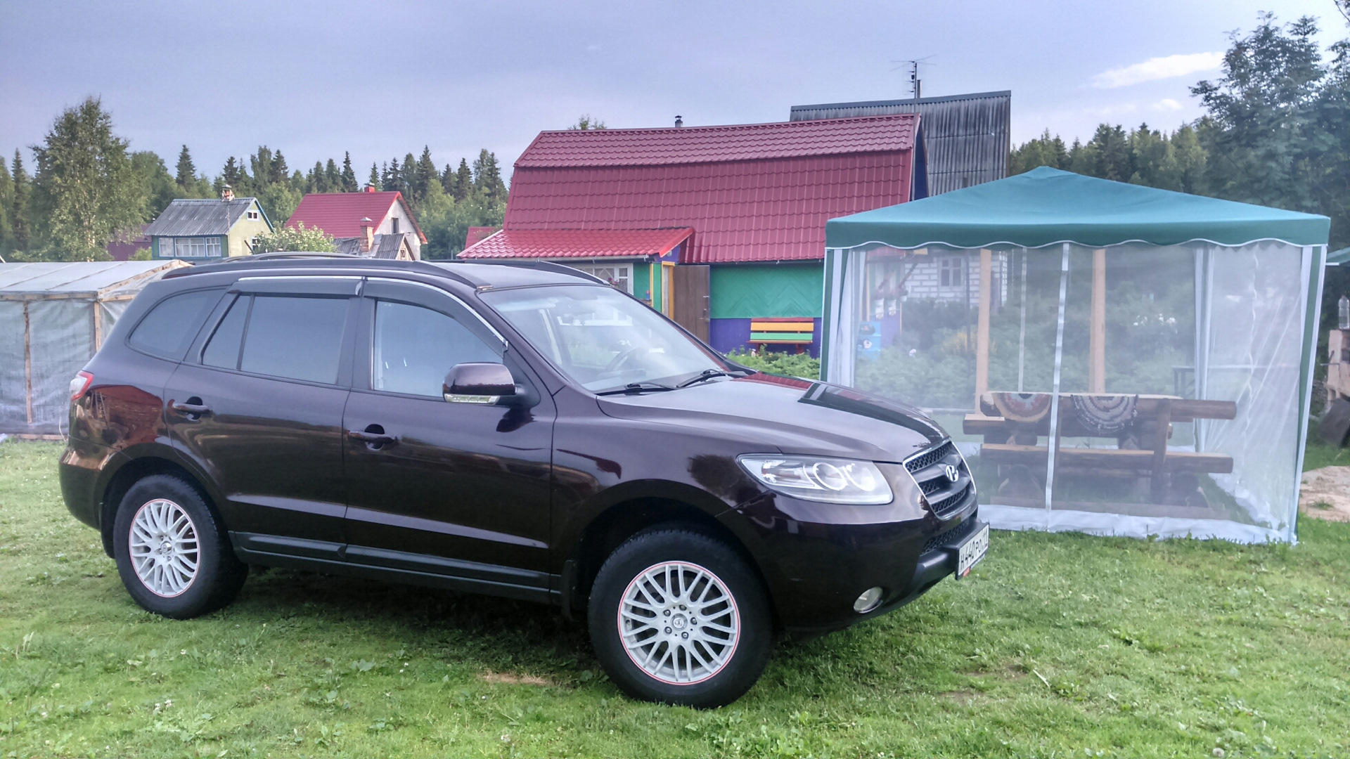 Хендай санта фе 2.4 бензин. Hyundai Santa Fe 2008 2.7.