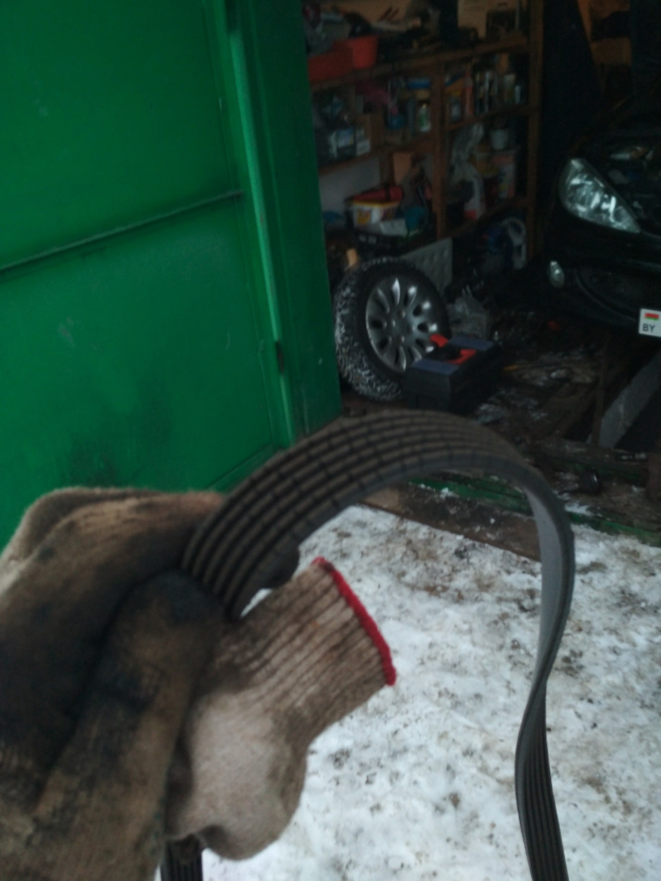 Замена вспомогательного ремня — Peugeot 206 CC, 1,6 л, 2003 года ...