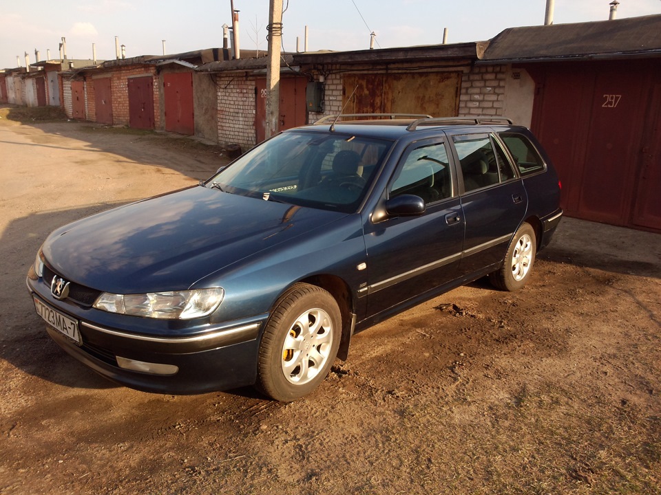 Переобулся, помылся, поменял передние колодки — Peugeot 406, 2 л, 2000 ...