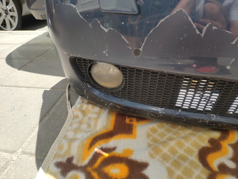 Замена ПТФ на светодиодные Salman двухцветные — Nissan Almera II (N16 ...
