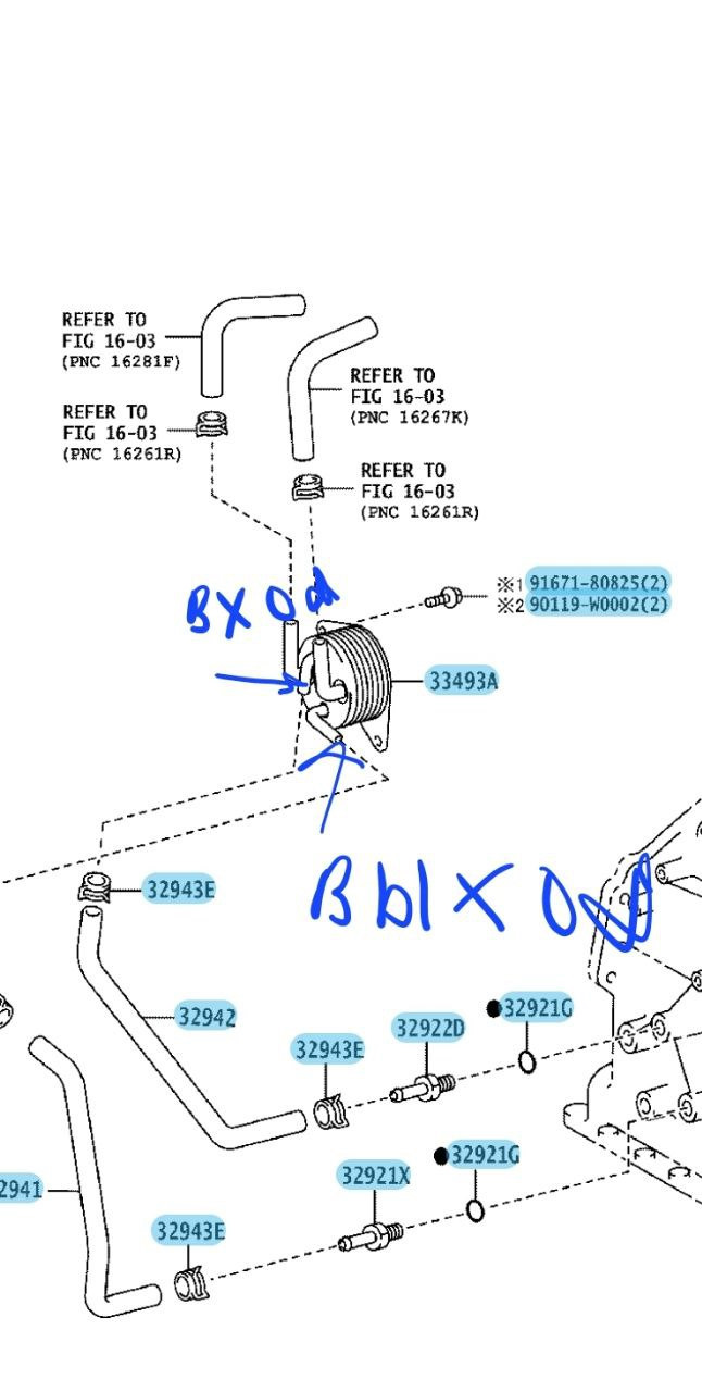 Фото в бортжурнале Toyota Camry (XV70). Запчасти на фото: 16281F, 9167180825, 90119W0002