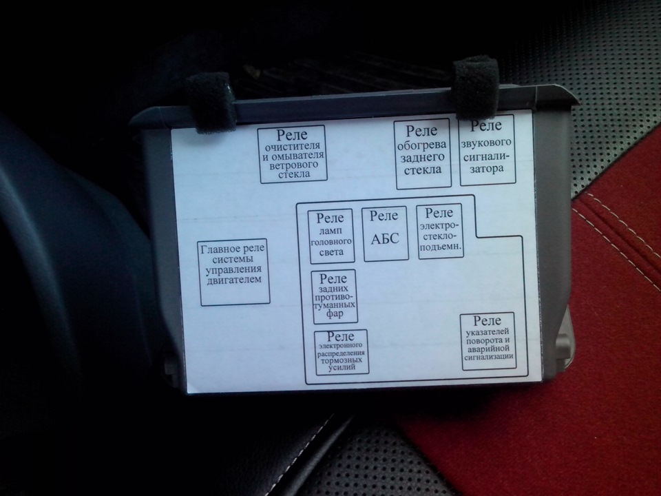 Схема предохранителей и реле хендай акцент тагаз