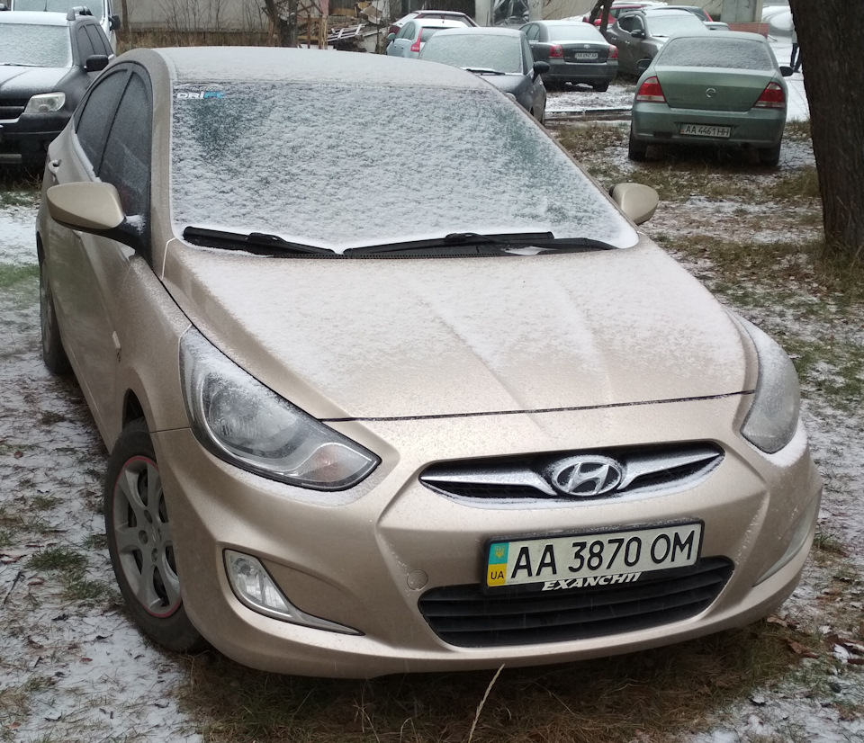 Зима 2017 или ценность газа как топлива, статистика за 13мес. — Hyundai  Solaris, 1,6 л, 2011 года | наблюдение | DRIVE2