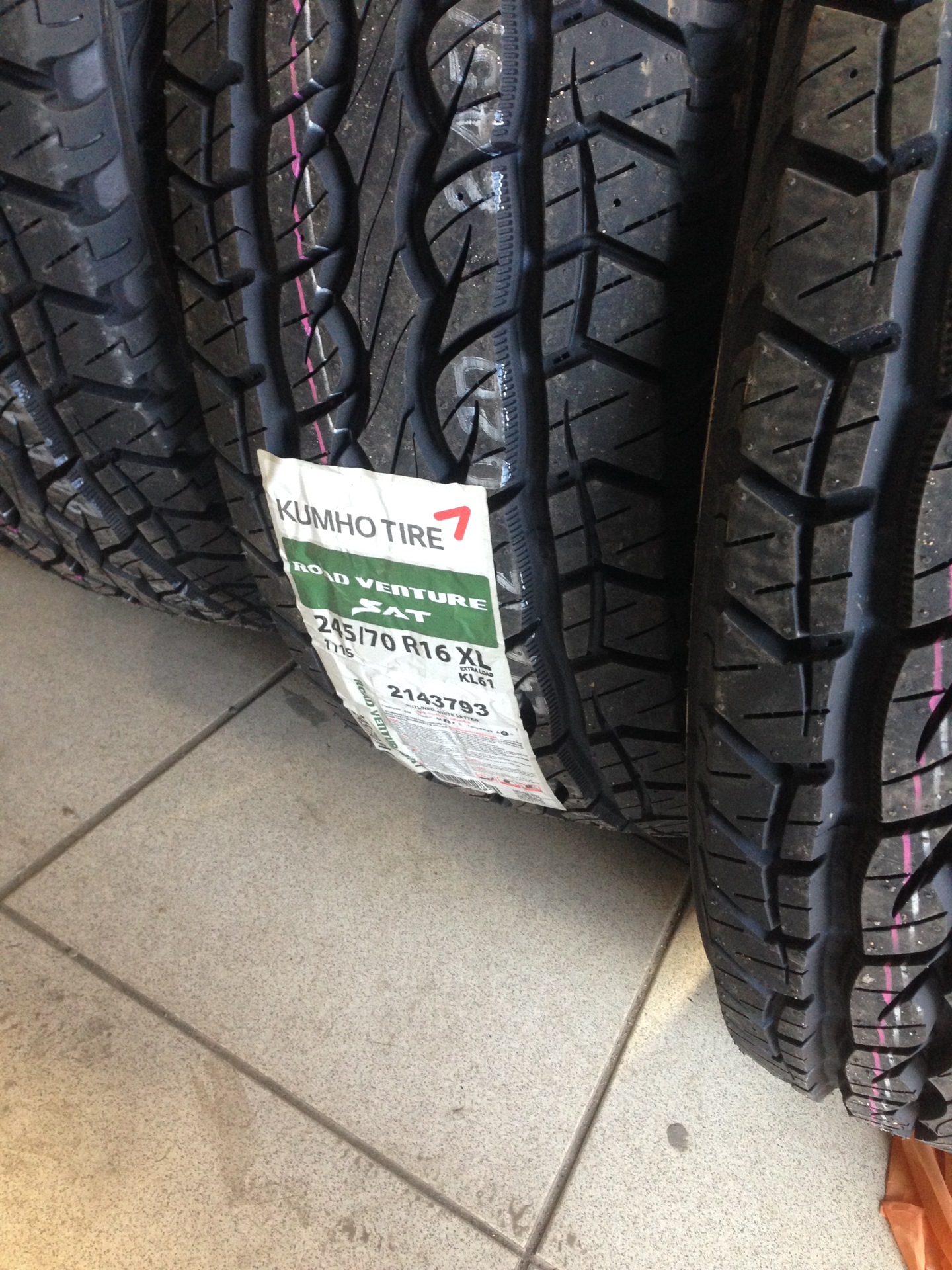 Kumho road venture отзывы