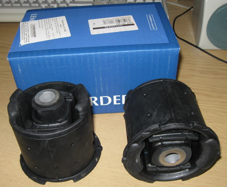 Сайлентблоки заднего подрамника (гуммилагеры): заменил — BMW 5 series ...