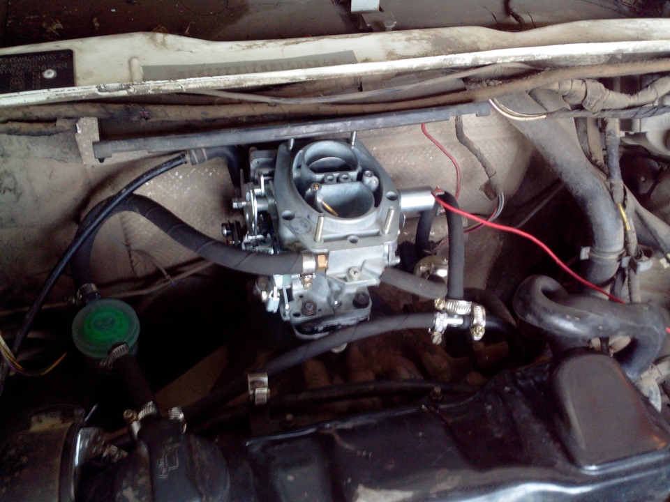 Как поставить карбюратор на пассат б3 моновпрыск