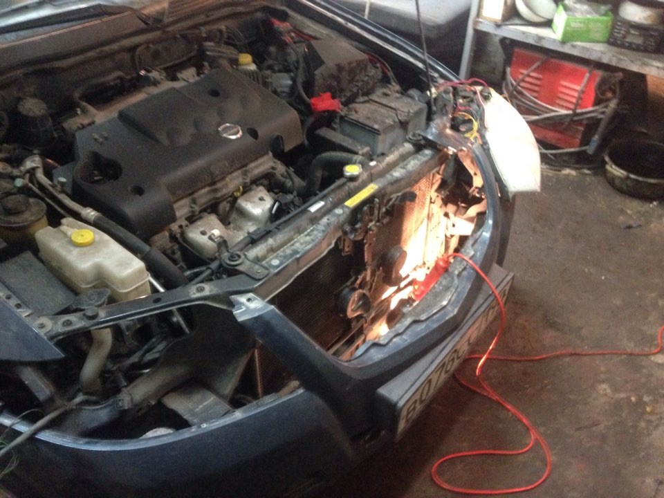 Противотуманки — Nissan Almera Classic (B10), 1,6 л, 2008 года | другое ...