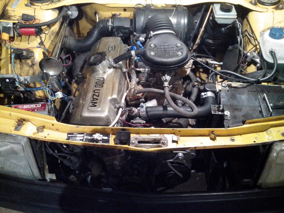 Поехал на установку зажигания по стробоскопу ) — Москвич 2141, 1,7 л ...