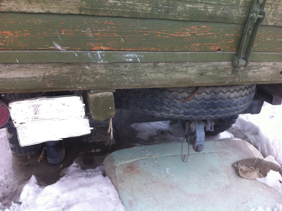 на зап колесе резина родная — ГАЗ 67