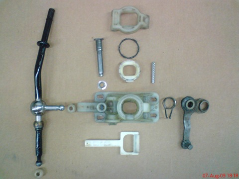 Photo report on the manufacture of a short-stroke gear shift from stock - Toyota Corolla 16 liter 1993