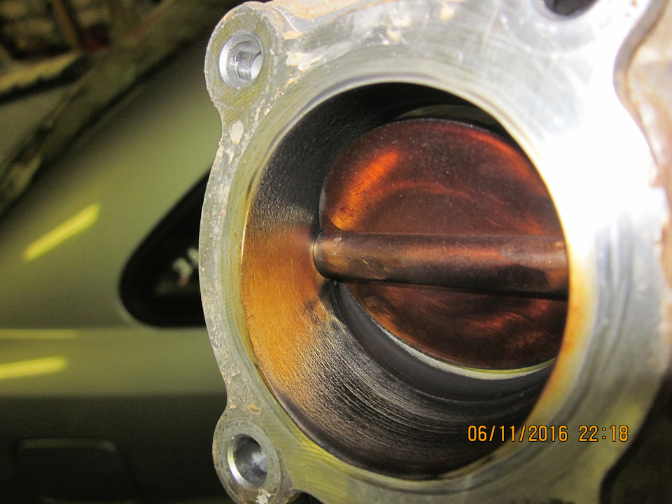 Снятый ДУ перед очисткой. — Daewoo Gentra