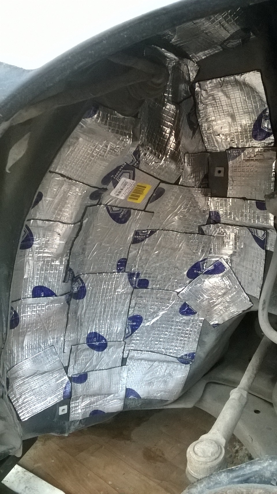 шумка передних арок — KIA Spectra, 1,6 л, 2007 года | тюнинг | DRIVE2