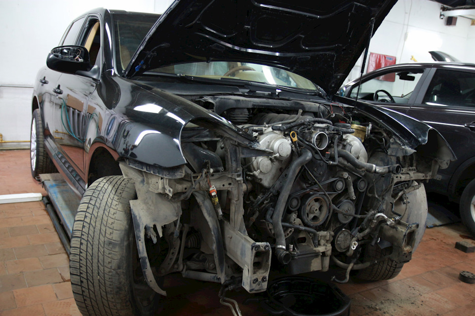 Замена стартера Porsche Cayenne 4.8 - DRIVE2