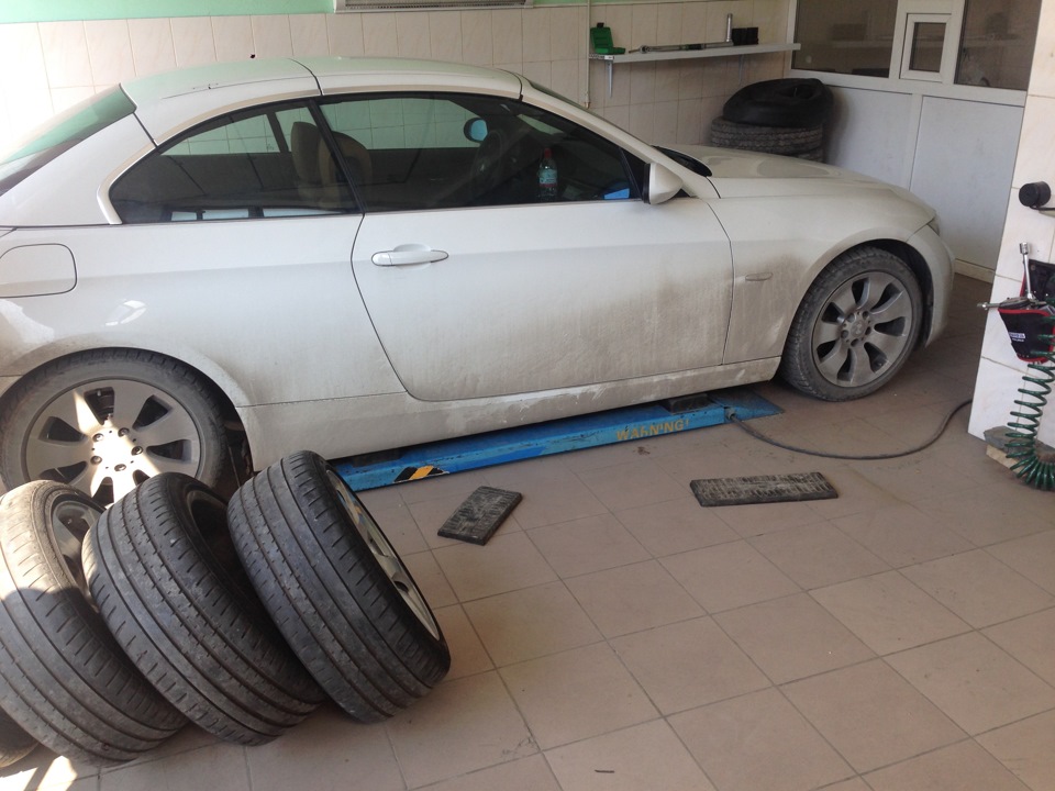 Переобуваемся на лето, заодно варим диски аргоном — BMW 3 series ...