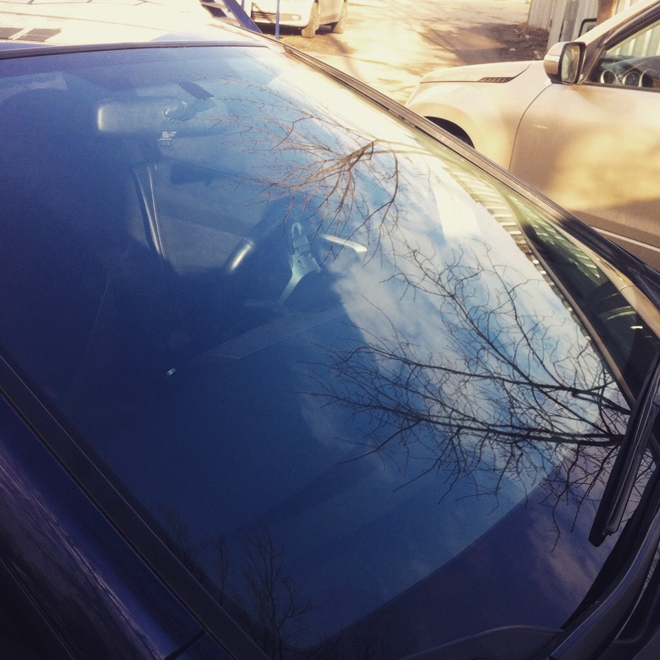 Замена лобового стекла — Honda Civic 4D (8G), 1,8 л, 2008 года ...