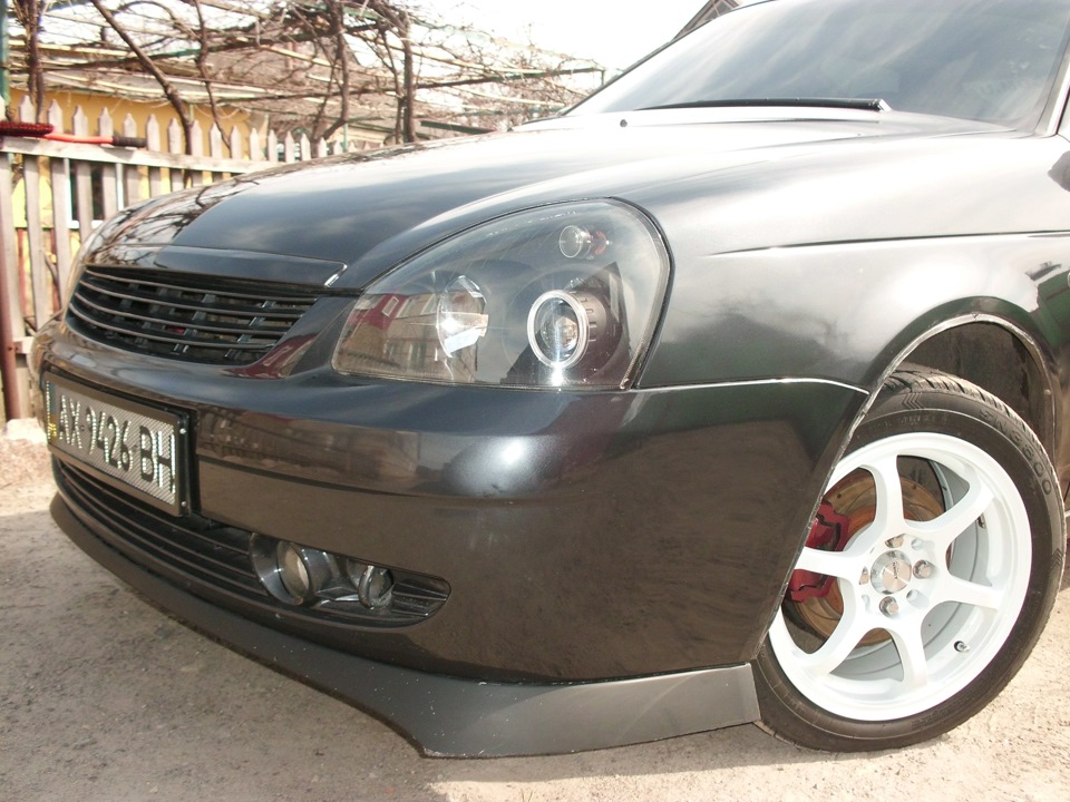 Губа на бампер — Lada Приора седан, 1,6 л, 2008 года | стайлинг | DRIVE2