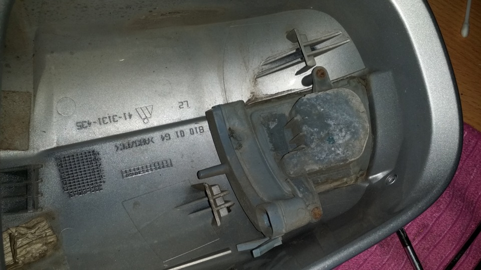 Ремонт складывающихся зеркал — Mercedes-Benz E-class (W210), 2,8 л ...