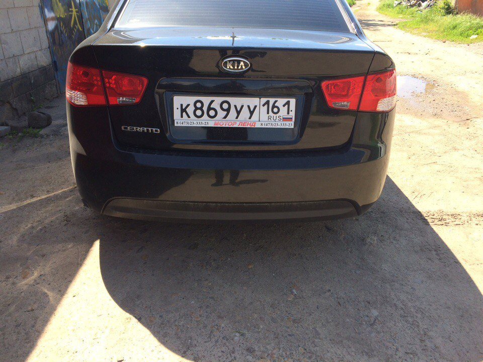 Установка выхлопной трубы. — KIA Cerato (2G), 1,6 л, 2012 года | тюнинг ...
