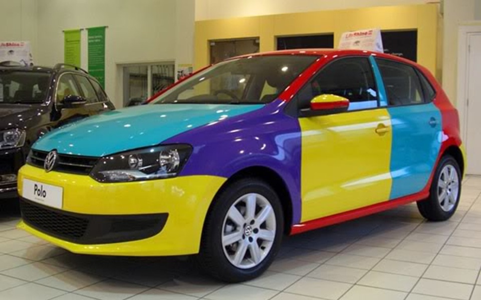 VW Polo седан Харлекин