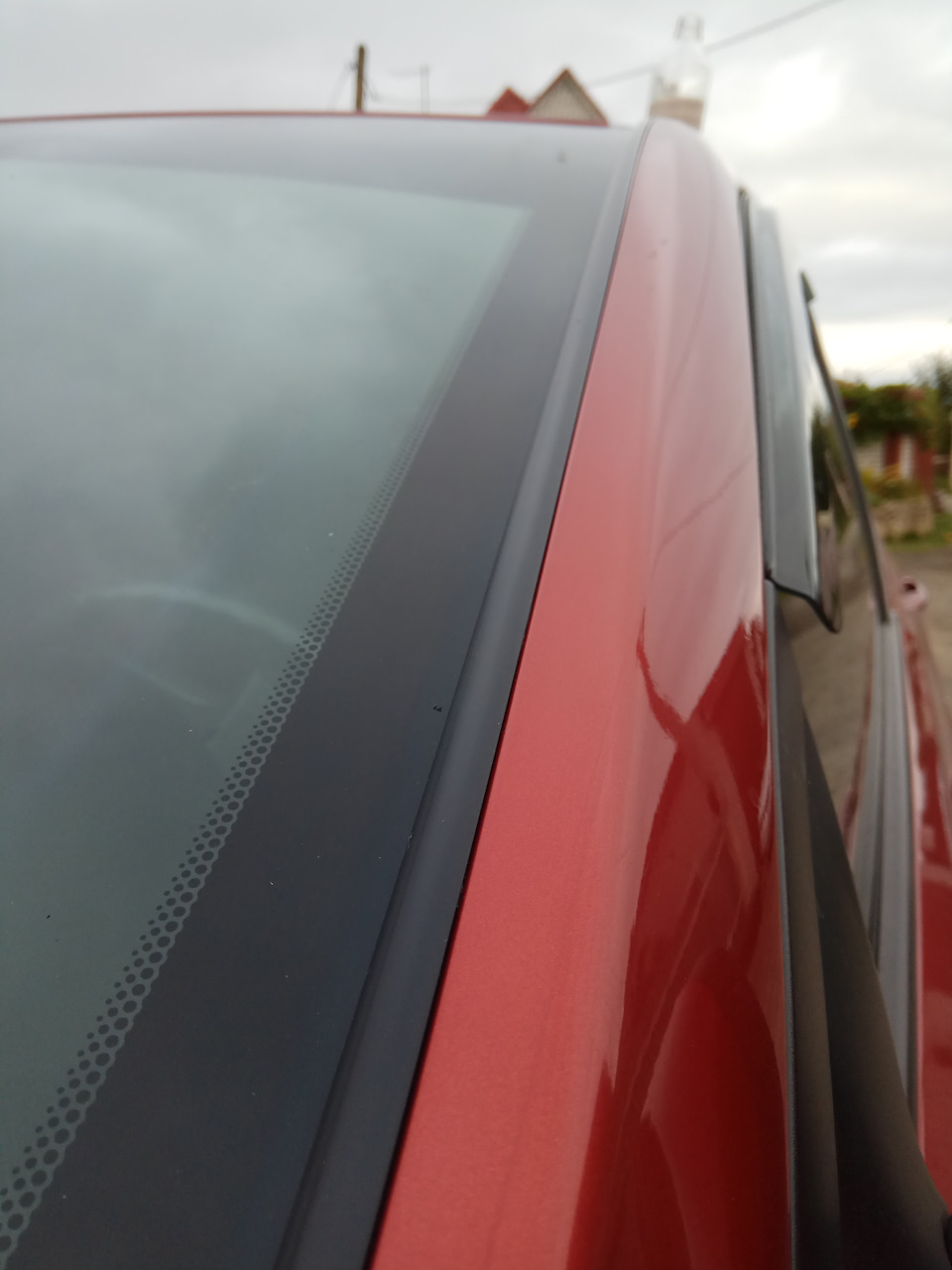 Ветровик лобового ( Дефлектор ) — Hyundai Solaris Hatchback, 1,4 л ...