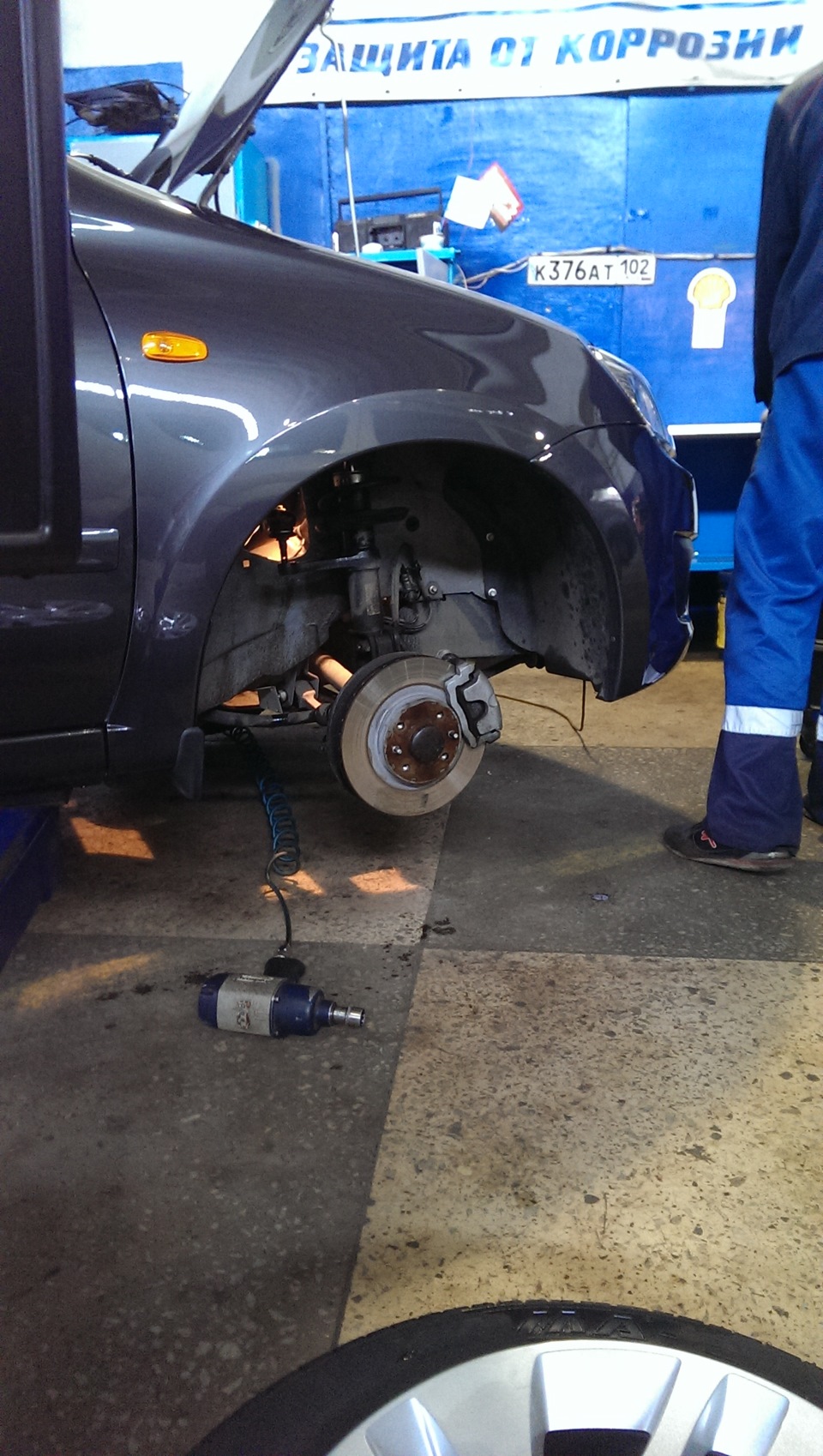 Замена рулевой тяги в сборе с наконечником по гарантии 2 — Lada Гранта ...