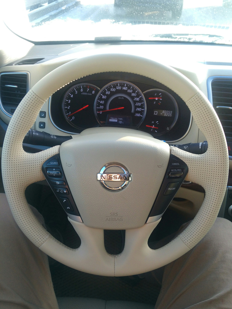 Оплётка руля и КПП — Nissan Teana (J32), 2,5 л, 2012 года | стайлинг ...