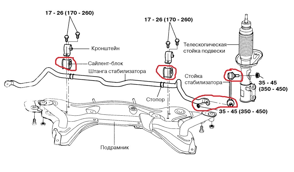 Схема задней подвески хендай акцент