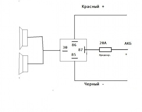 Схема подключения клаксона ваз 2110