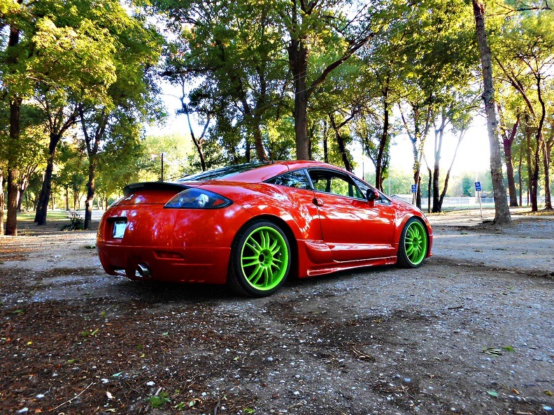 Green Wheels — Mitsubishi Eclipse (4G), 2,4 л, 2007 года | колёсные ...