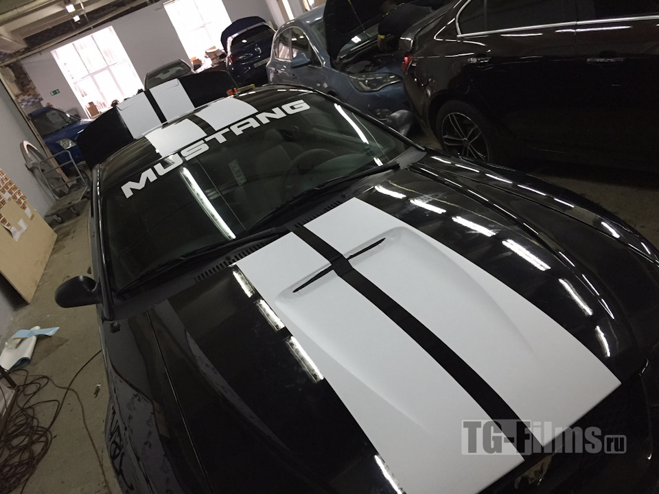 Винил на Ford Mustang — TG-Films АвтоВинил на DRIVE2