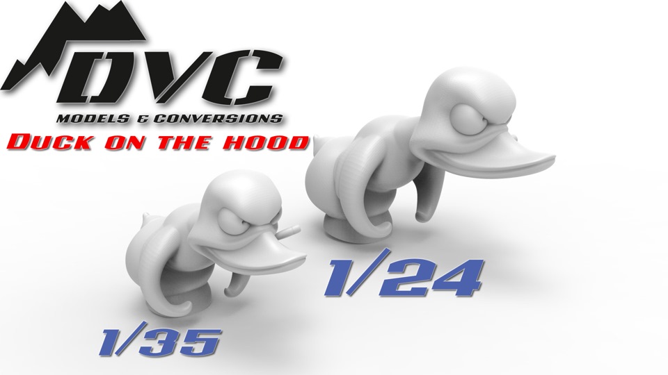 утка на капот 1/24 или 1/35 — DRIVE2
