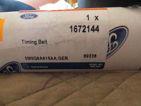 1672144 Комплект замены ремня ГРМ / 1.6 Zetec-S / EcoBoost 01 ~ Ford ...