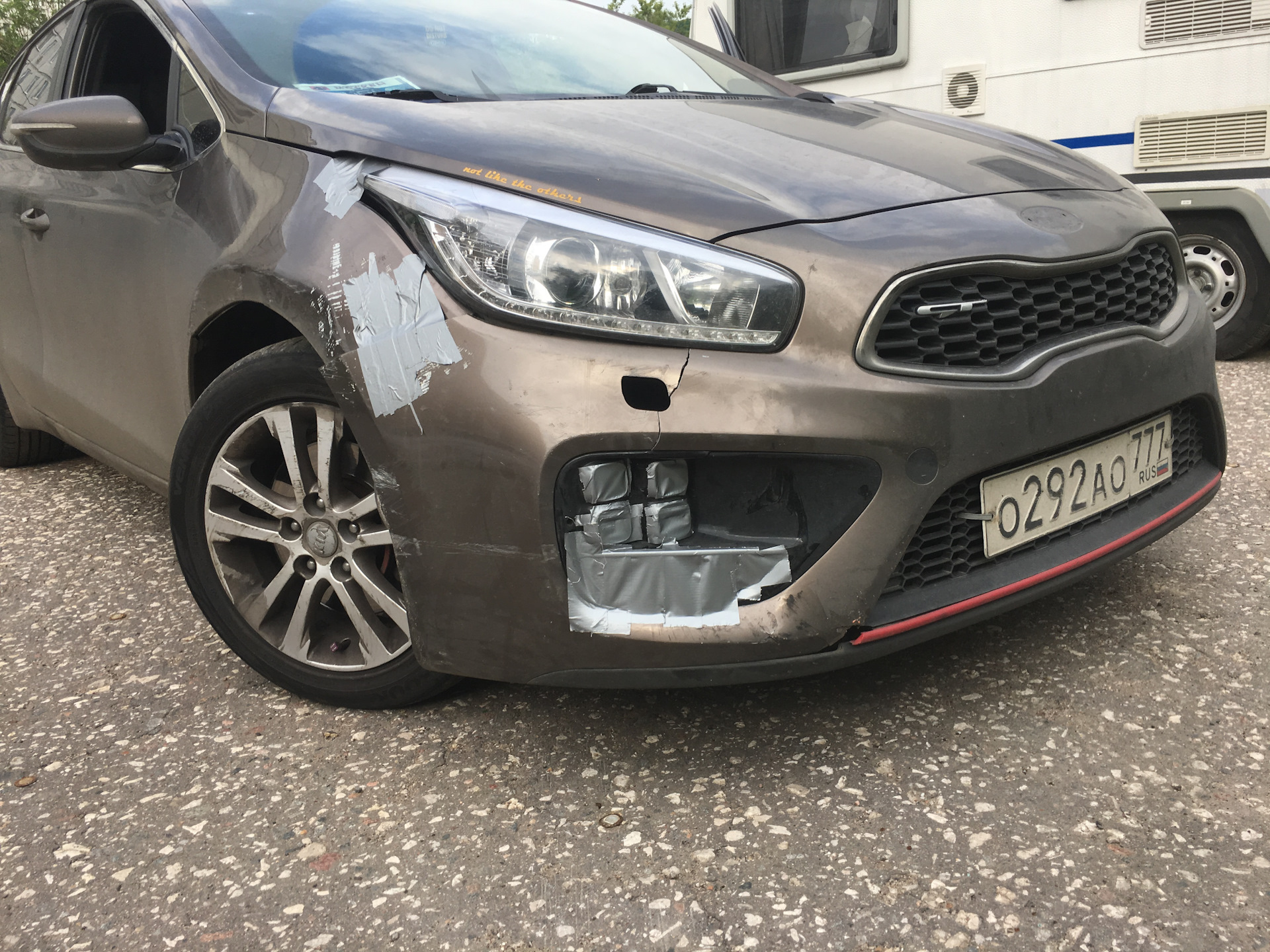 Kia Ceed gt line бампер