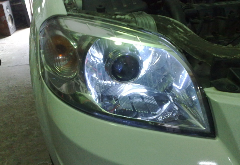 Габариты ))) — Chevrolet Aveo Sedan (1G), 1,5 л, 2006 года | тюнинг ...