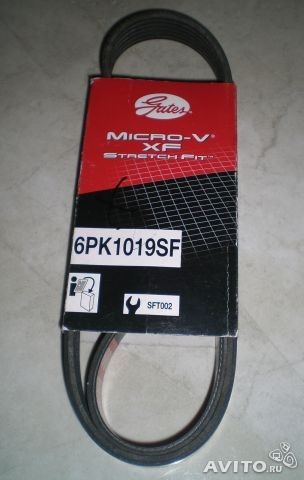 6PK1019SF Ремень GATES | Запчасти на DRIVE2