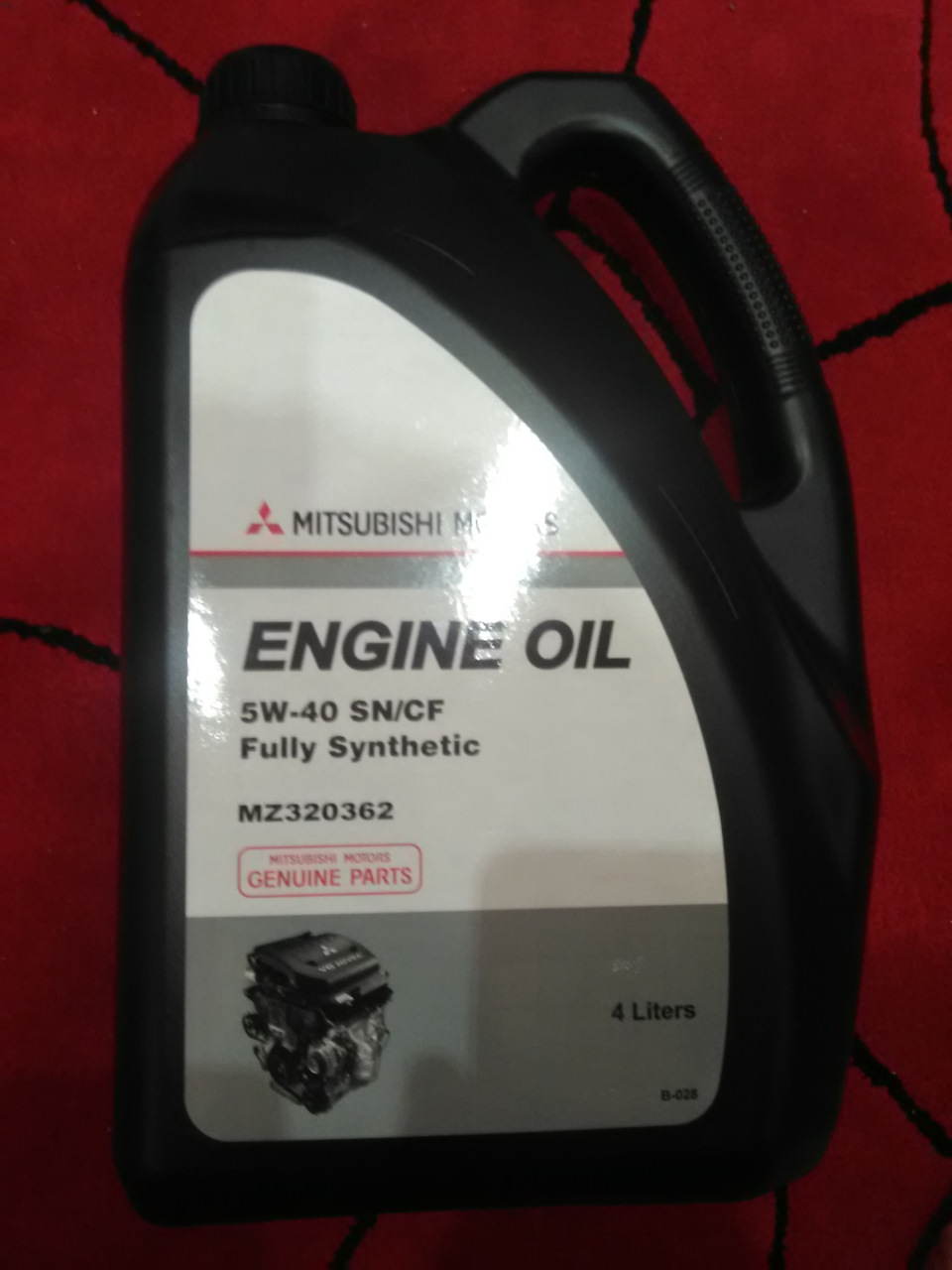 MZ320362 Моторное масло Engine Oil Fully Synthetic SN/CF SAE 5W-40 (4л ...