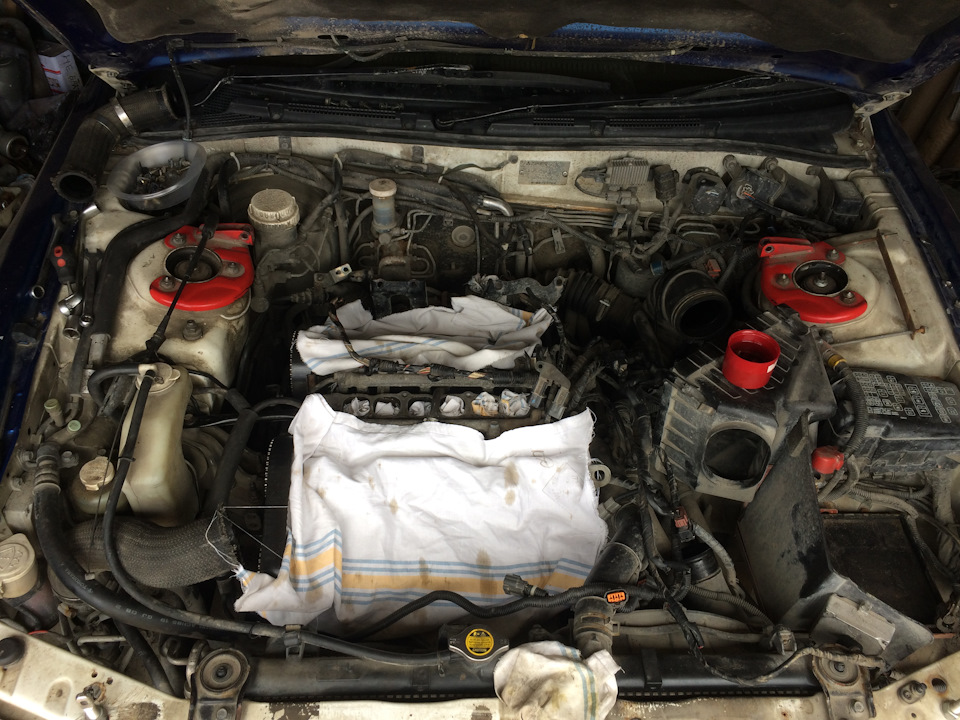 Замена сальников и одного гидрокомпенсатора — Mitsubishi Legnum VR-4, 2 ...