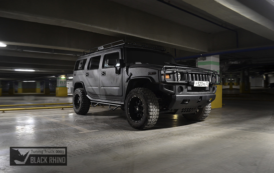 Hummer h2 черного цвета